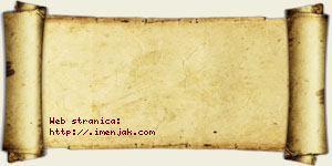 Anica Perov vizit kartica